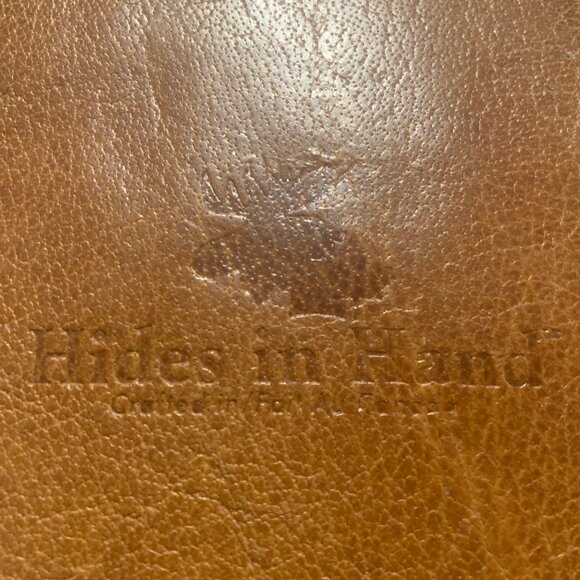 VINTAGE HIDES IN HAND LEATHER HOUSE SHOES SIZE 10 - Picture 10 of 10